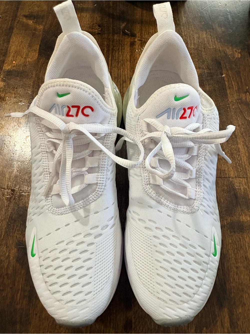 Nike White Air Max 270 Ladies size 6.5 sneakers